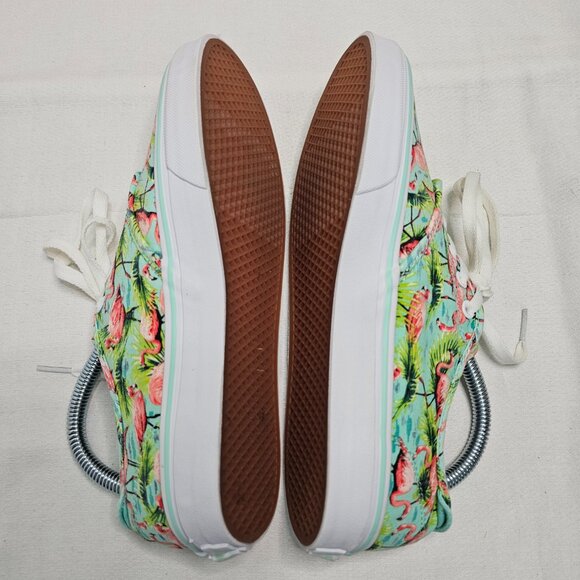 Vans Ultracush Pink Flamingo Shoes Low Top Lace Up Skateboard Women's Size 8 EUC - Picture 7 of 12